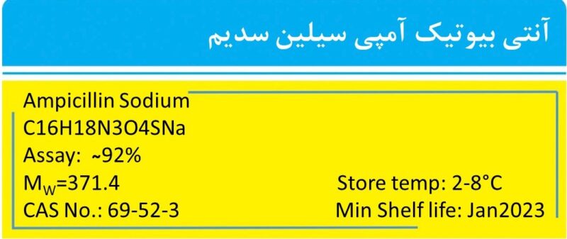 خرید آمپی سیلین سدیم (Ampicillin Sodium) - آنتی بیوتیک آزمایشگاهی