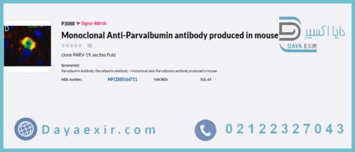 خرید آنتی بادی مونوکلونال ضد پاروالبومین تولید شده در موش (Monoclonal Anti-Parvalbumin antibody produced in mouse) سیگما آلدریچ