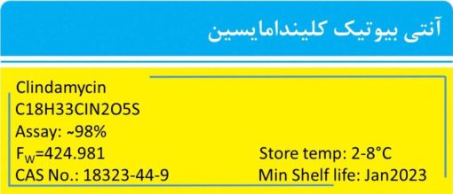 خرید کلیندامایسین (Clindamycin) آنتی بیوتیک آزمایشگاهی