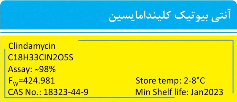 خرید کلیندامایسین (Clindamycin) آنتی بیوتیک آزمایشگاهی