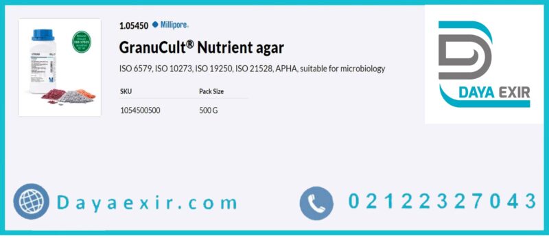 خرید محیط کشت نوترینت آگار مرک و کیولب